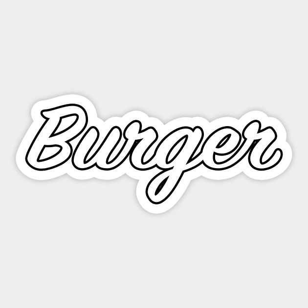 Burger Sticker by lenn